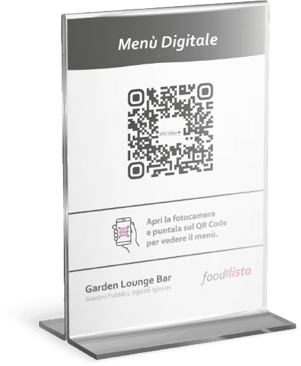 Sample of a QR code made using foodlista